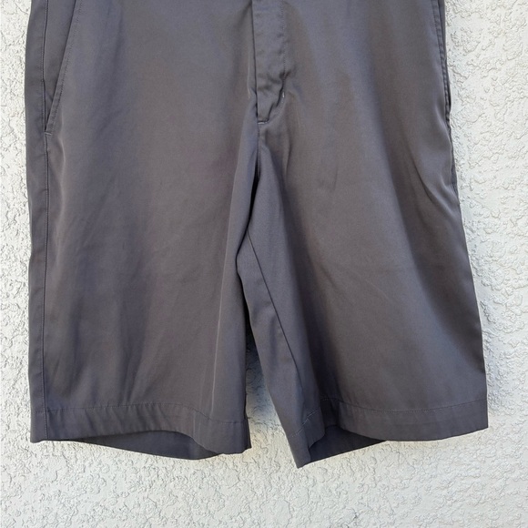 Nike Gray Flat Front Shorts for Casual Comfort - Picture 8 of 9